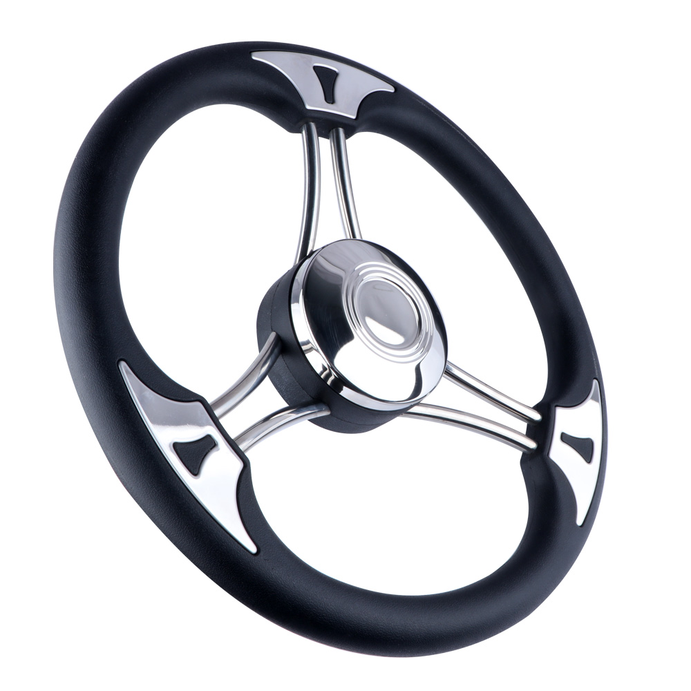 Fishing Boat Steering Wheel - Volante de Aço Inoxidável de 13,5