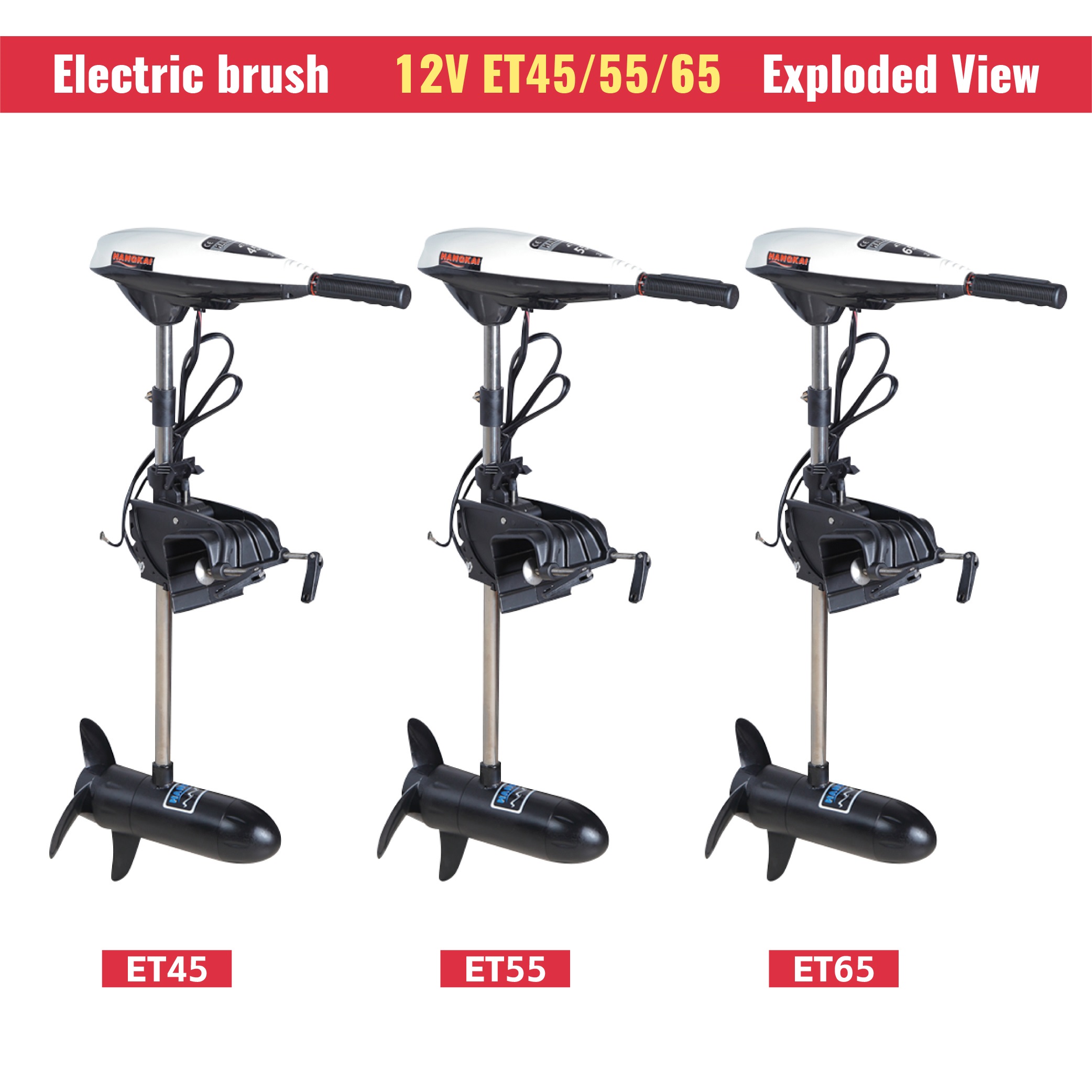 Motor elétrico de alta potênci - Fishing Boat Trolling Motor avaliação e preço